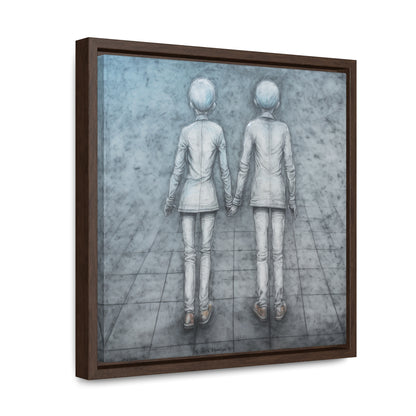 The Courage of Vulnerability 2, Valentinii, Gallery Canvas Wraps, Square Frame