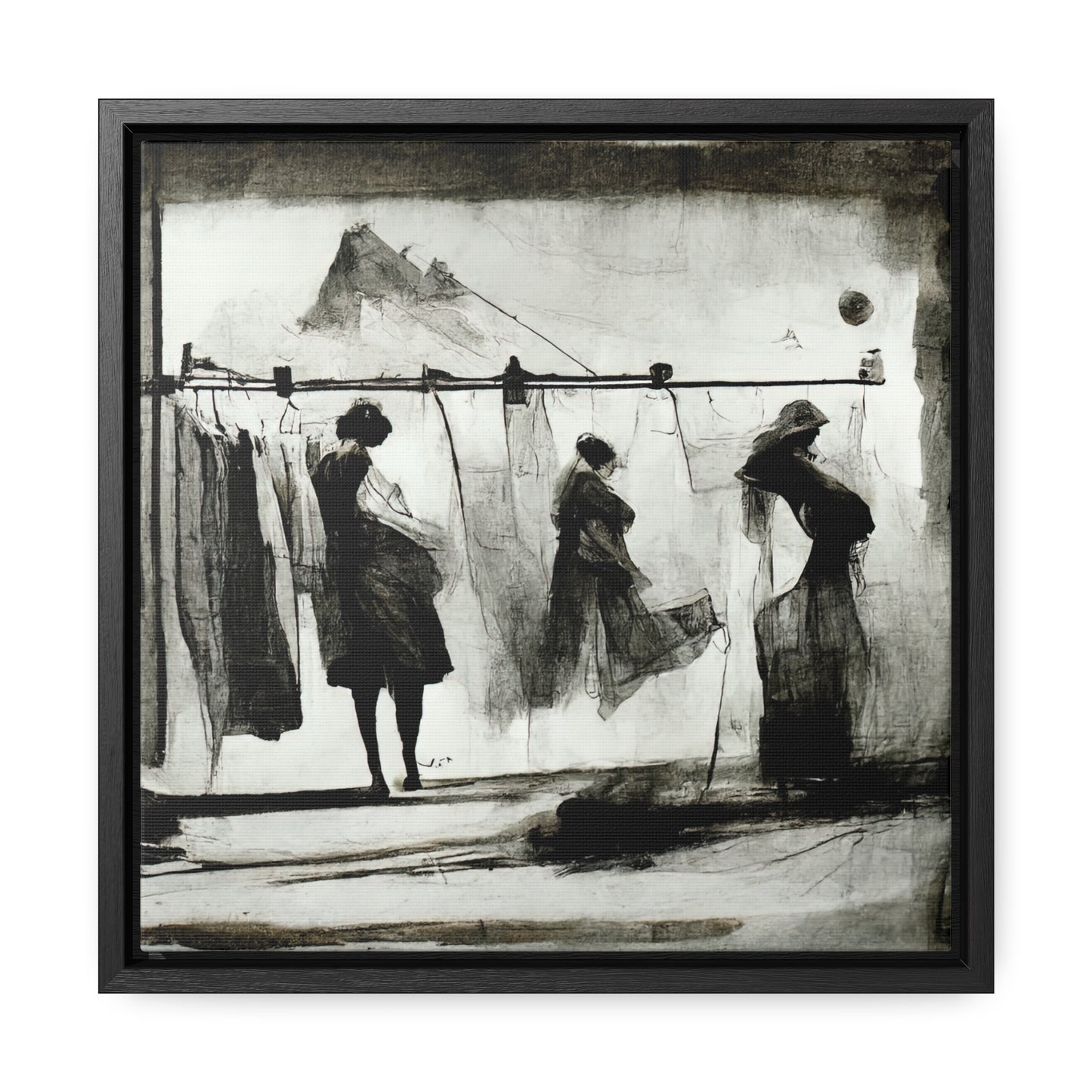 Domestic Memories 1, Valentinii, Gallery Canvas Wraps, Square Frame