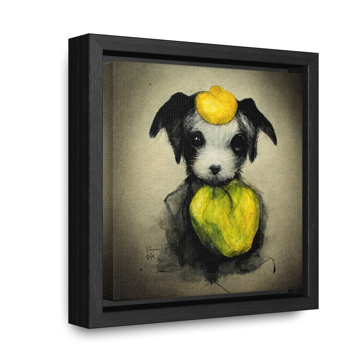 Dogs and Puppies 3, Valentinii, Gallery Canvas Wraps, Square Frame