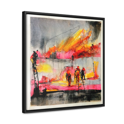 Land of the Sun 5, Valentinii, Gallery Canvas Wraps, Square Frame