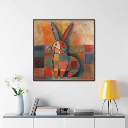 Rabbit 18, Gallery Canvas Wraps, Square Frame