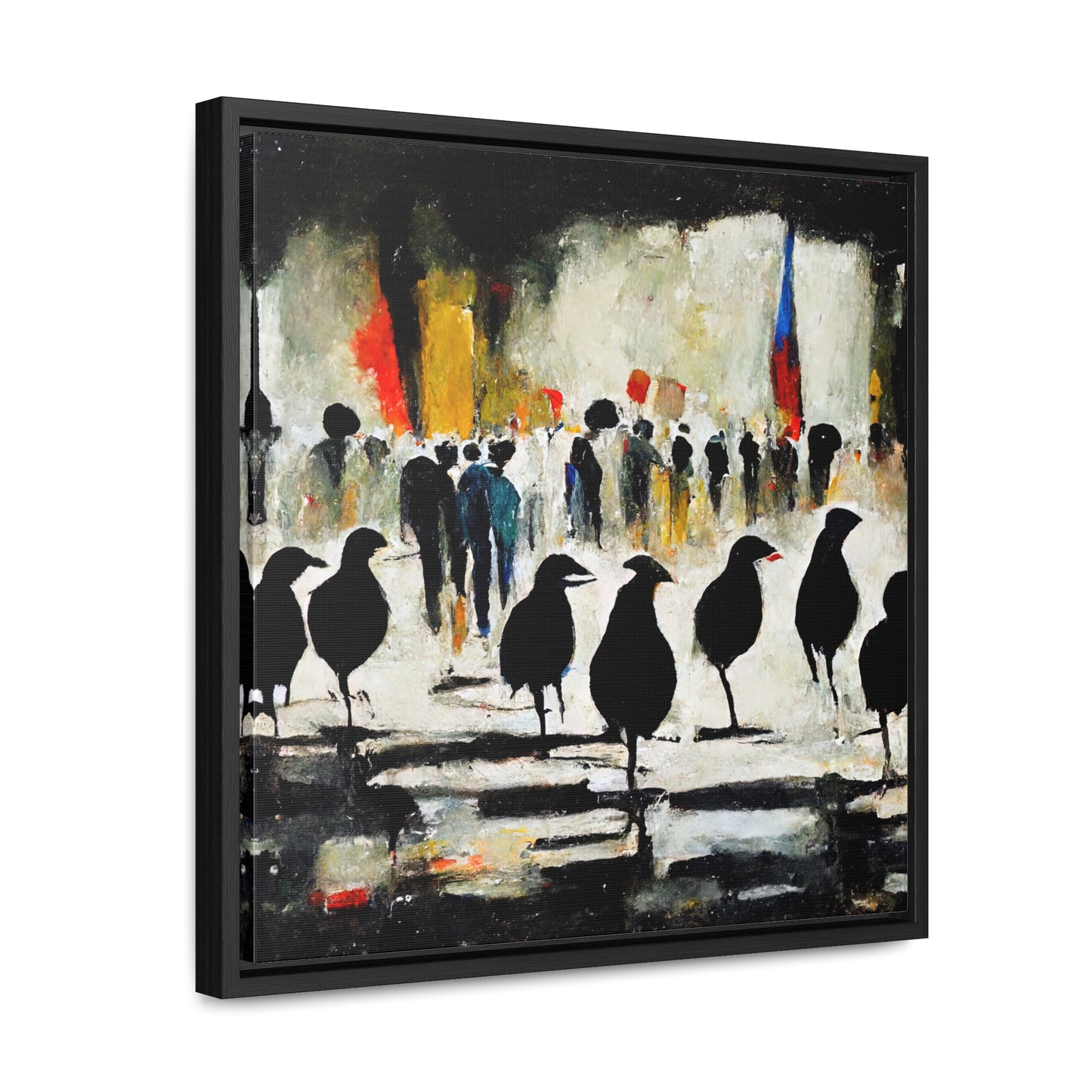 Social Seeds, Valentinii, Gallery Canvas Wraps, Square Frame