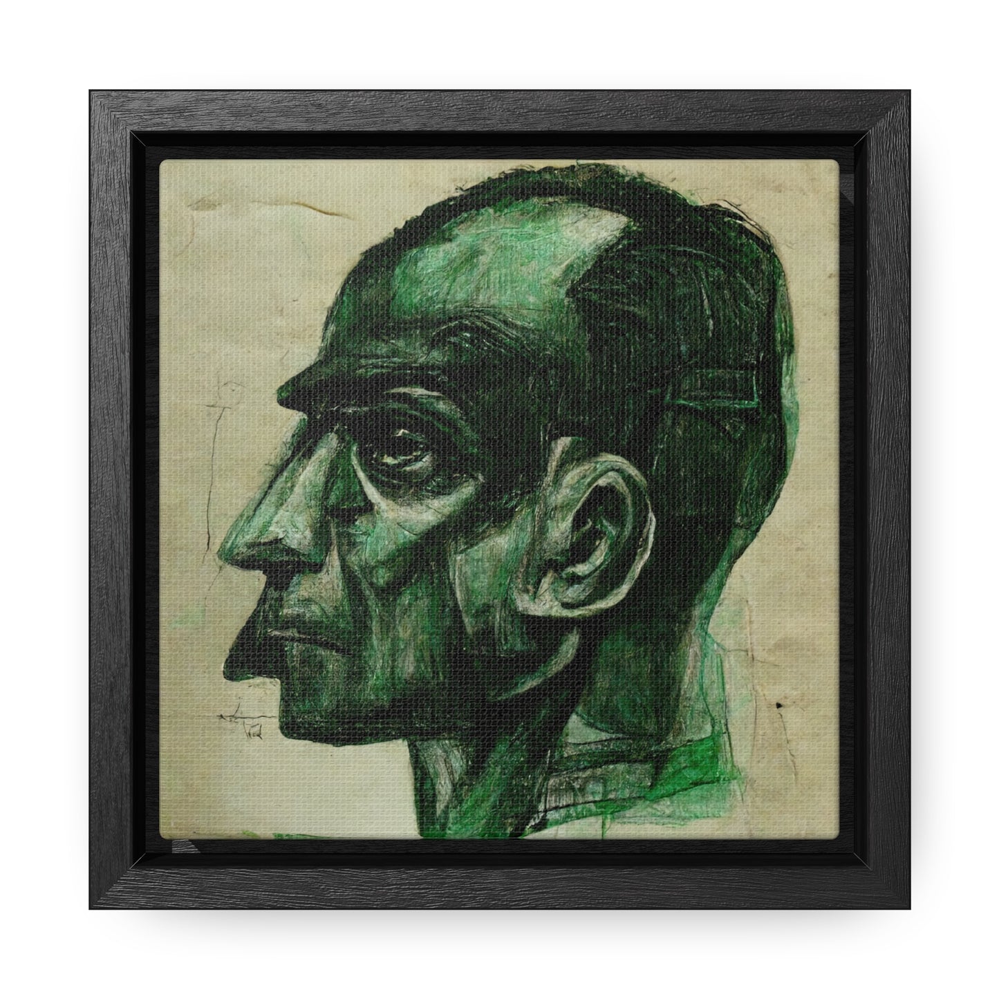 Heads 12, Valentinii, Gallery Canvas Wraps, Square Frame