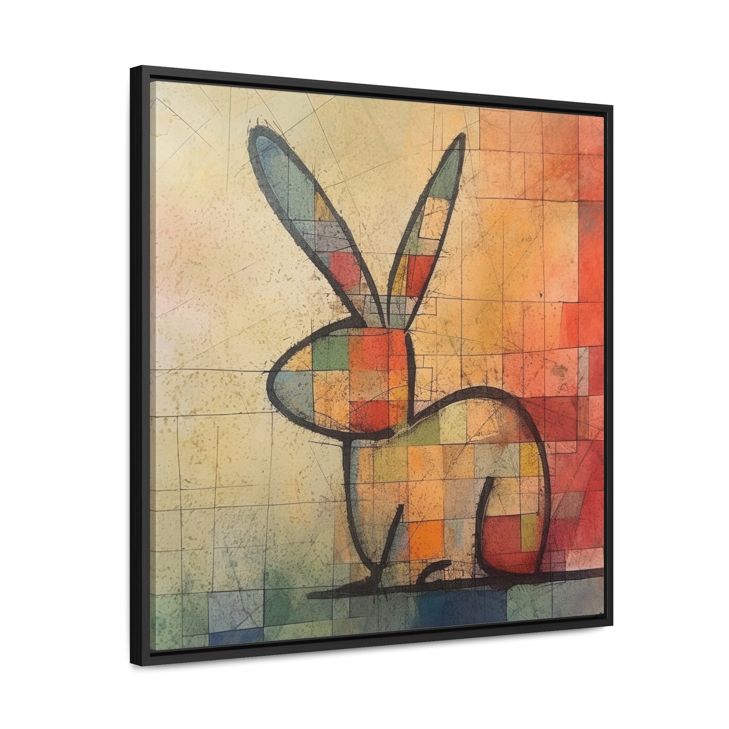 Rabbit 26, Gallery Canvas Wraps, Square Frame