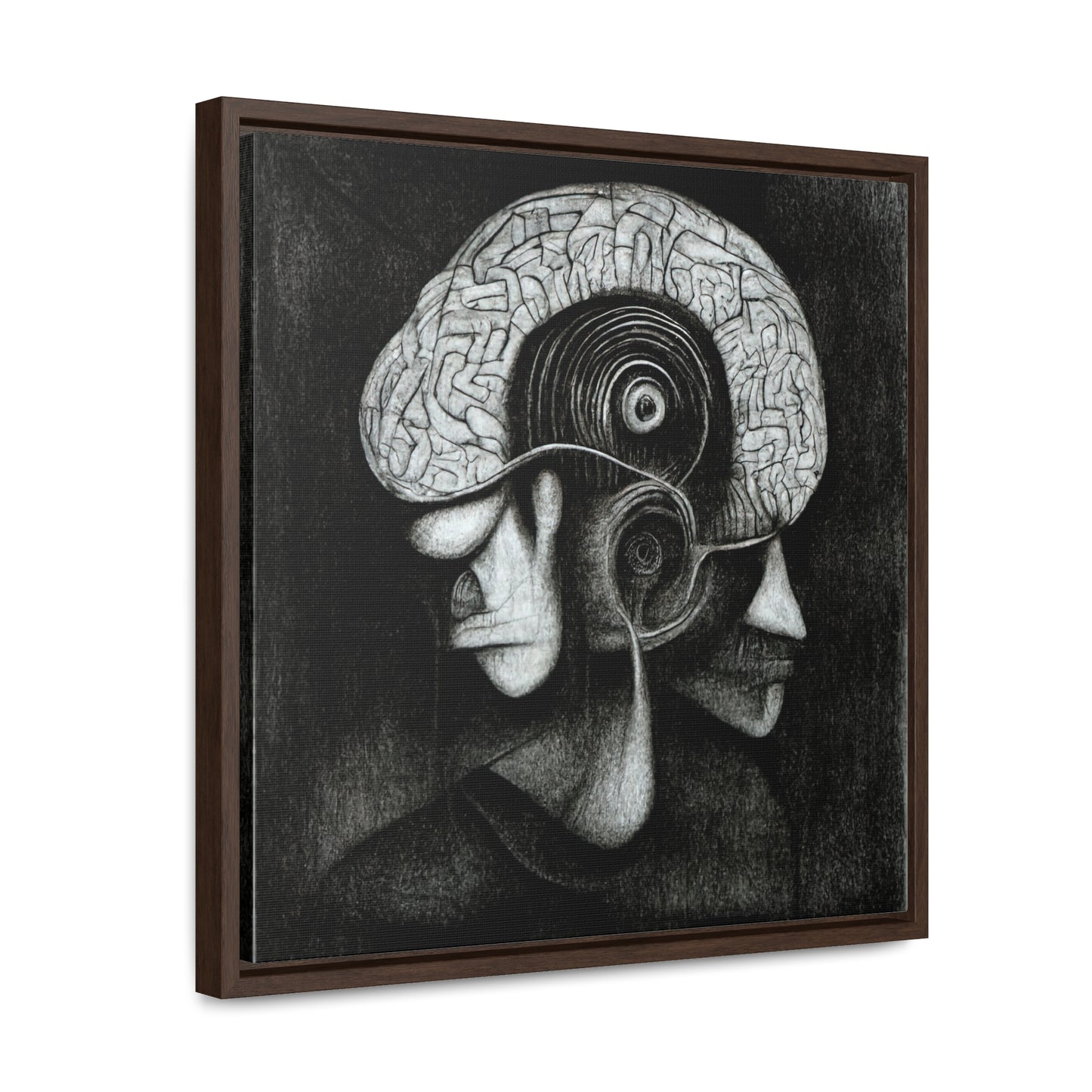 Brain 6, Valentinii, Gallery Canvas Wraps, Square Frame