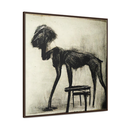 Dogs and Puppies 27, Valentinii, Gallery Canvas Wraps, Square Frame