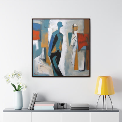 Sad Man 28, Valentinii, Gallery Canvas Wraps, Square Frame