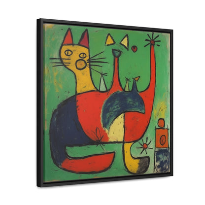 Cat 133, Gallery Canvas Wraps, Square Frame