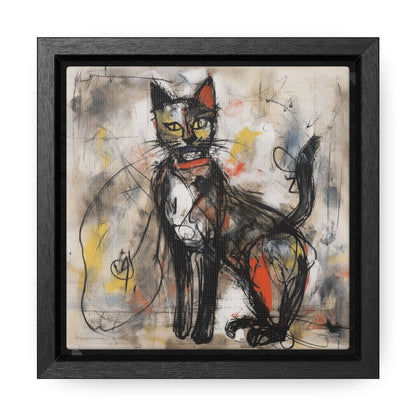 Cat 60, Gallery Canvas Wraps, Square Frame