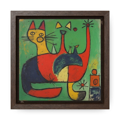 Cat 133, Gallery Canvas Wraps, Square Frame