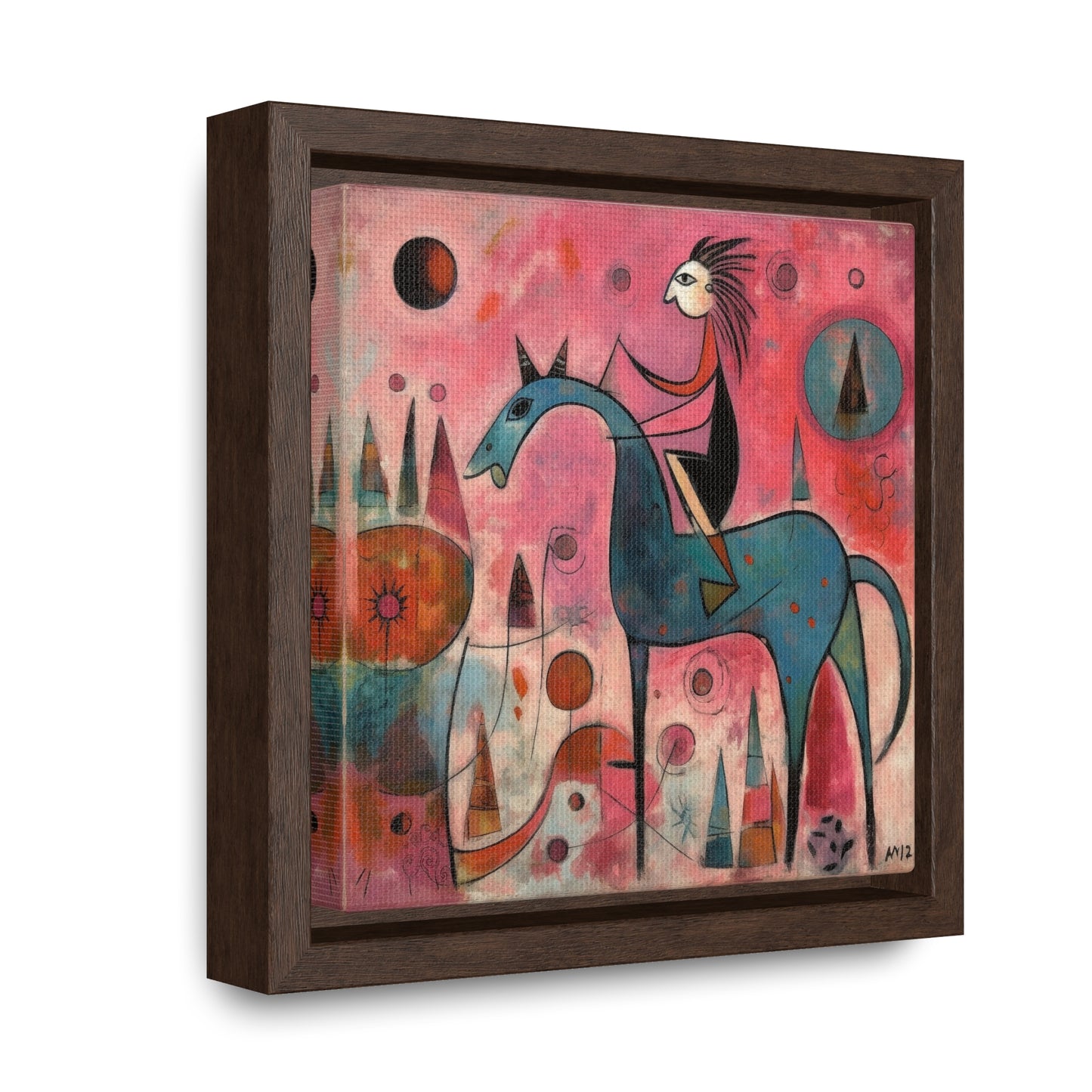 The Dreams of the Child 12, Gallery Canvas Wraps, Square Frame