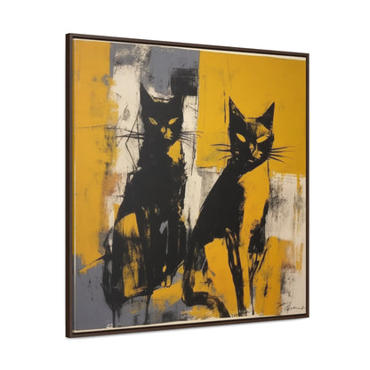 Cat 10, Gallery Canvas Wraps, Square Frame