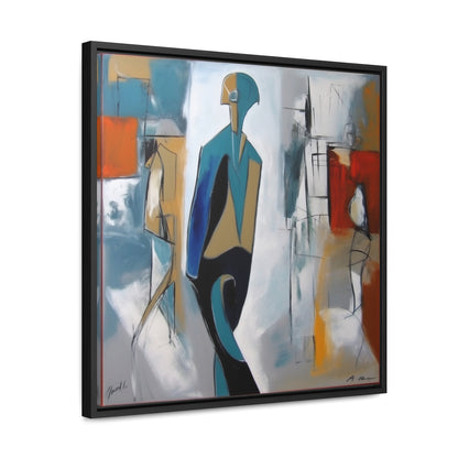 Sad Man 23, Valentinii, Gallery Canvas Wraps, Square Frame