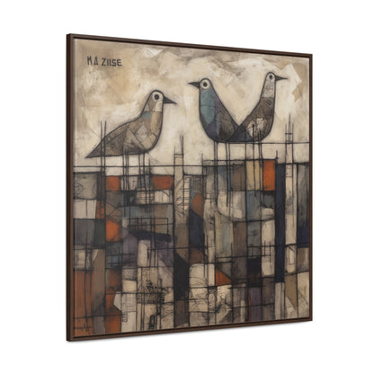 Bird 25, Gallery Canvas Wraps, Square Frame