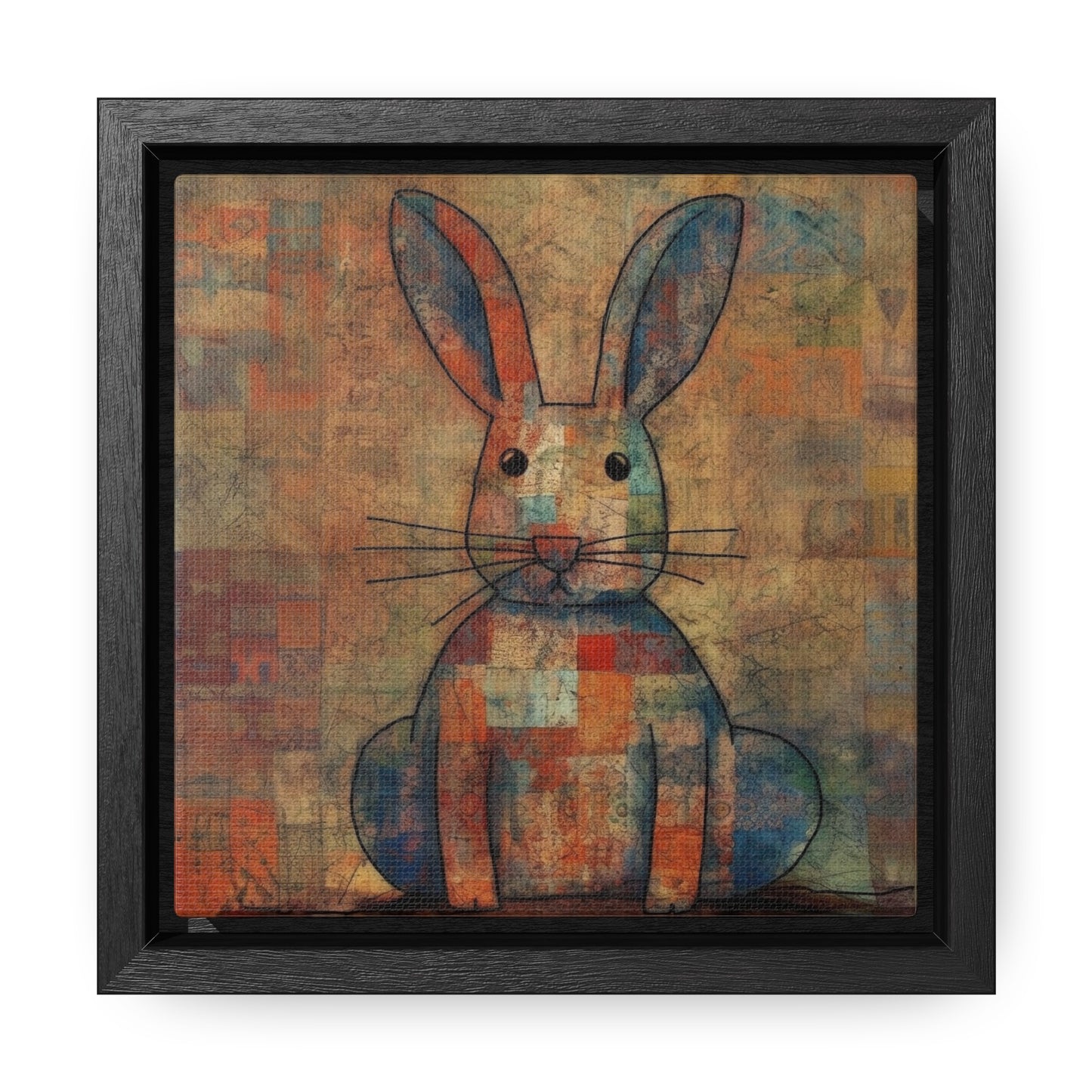 Rabbit 21, Gallery Canvas Wraps, Square Frame