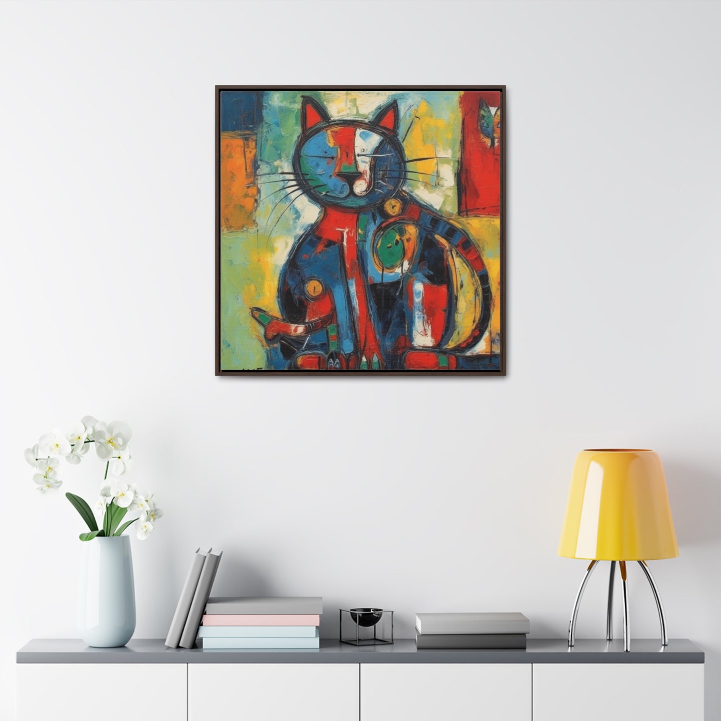 Cat 67, Gallery Canvas Wraps, Square Frame