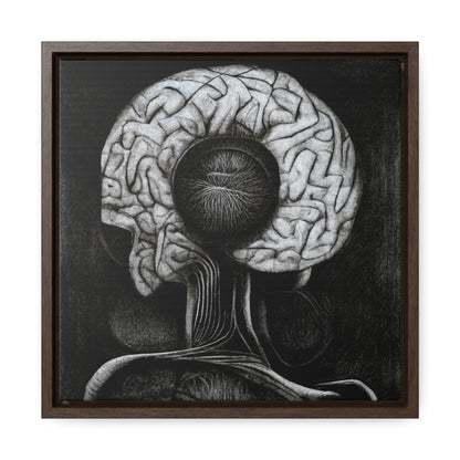 Brain 40, Valentinii, Gallery Canvas Wraps, Square Frame