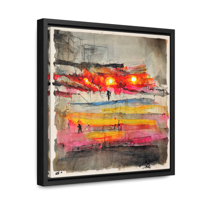 Land of the Sun 9, Valentinii, Gallery Canvas Wraps, Square Frame