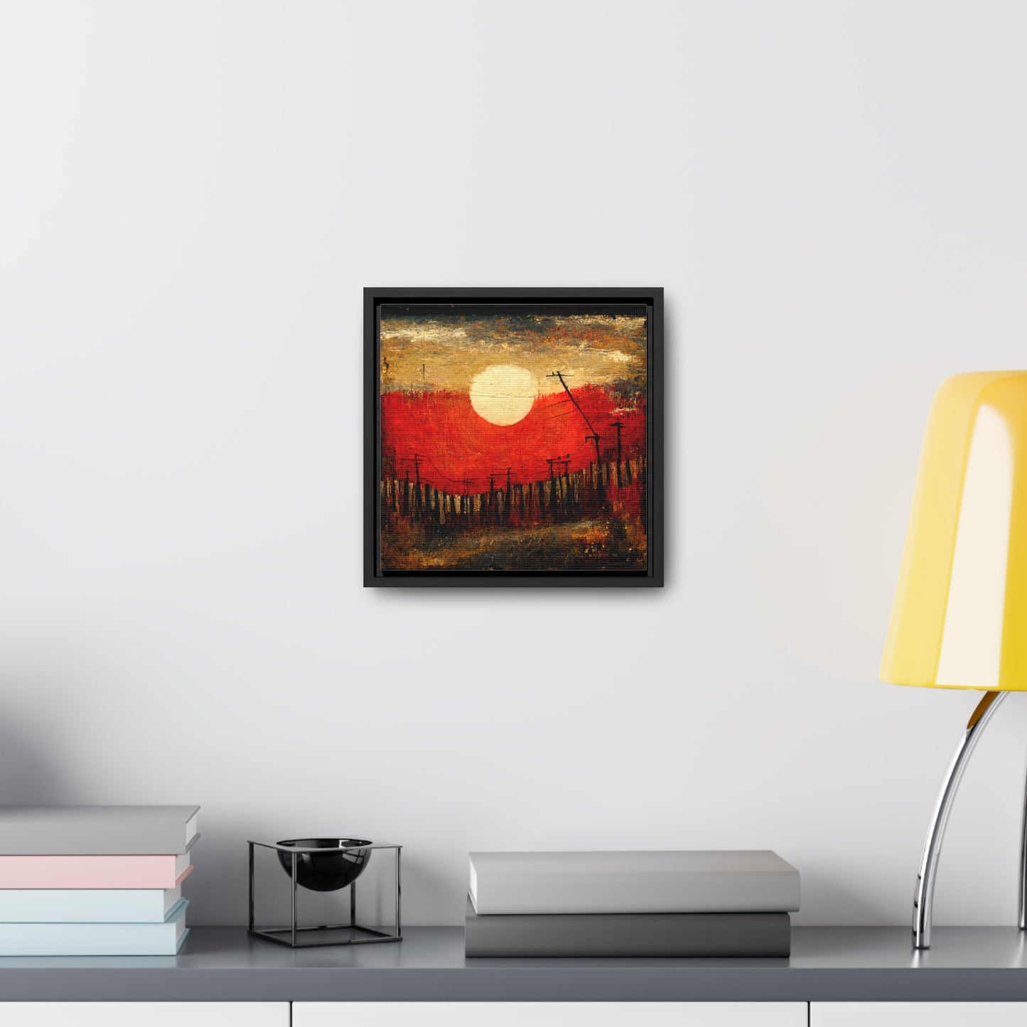 Land of the Sun 19, Valentinii, Gallery Canvas Wraps, Square Frame