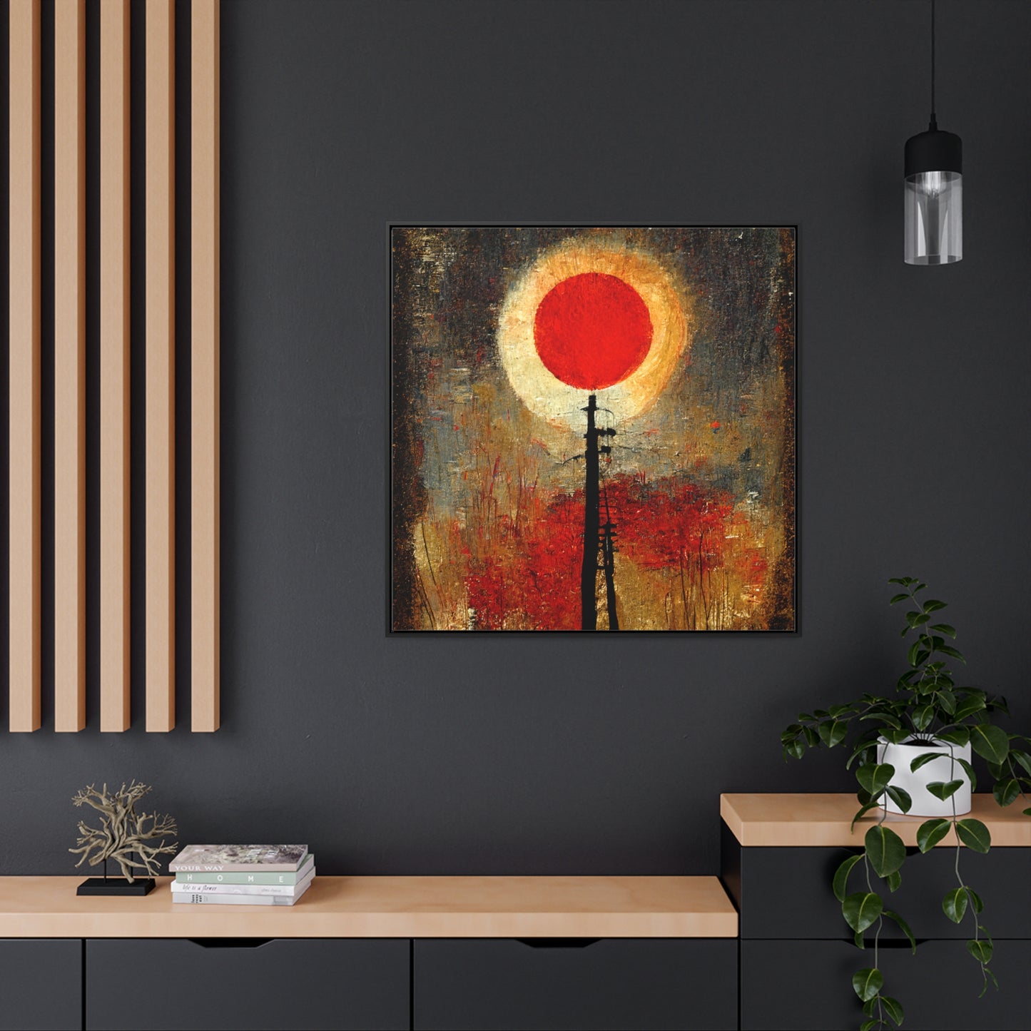 Land of the Sun 11, Valentinii, Gallery Canvas Wraps, Square Frame