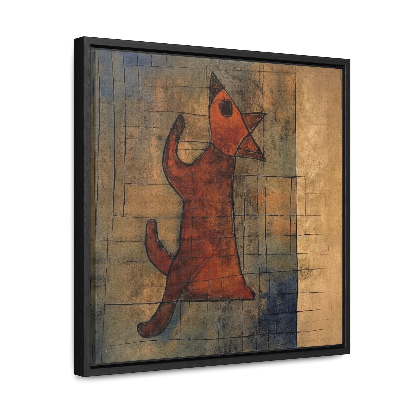 V Dog 3, Gallery Canvas Wraps, Square Frame