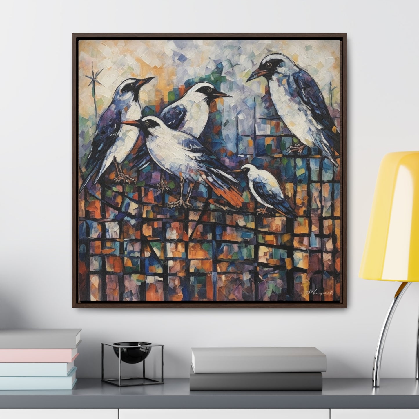 Bird 23, Gallery Canvas Wraps, Square Frame