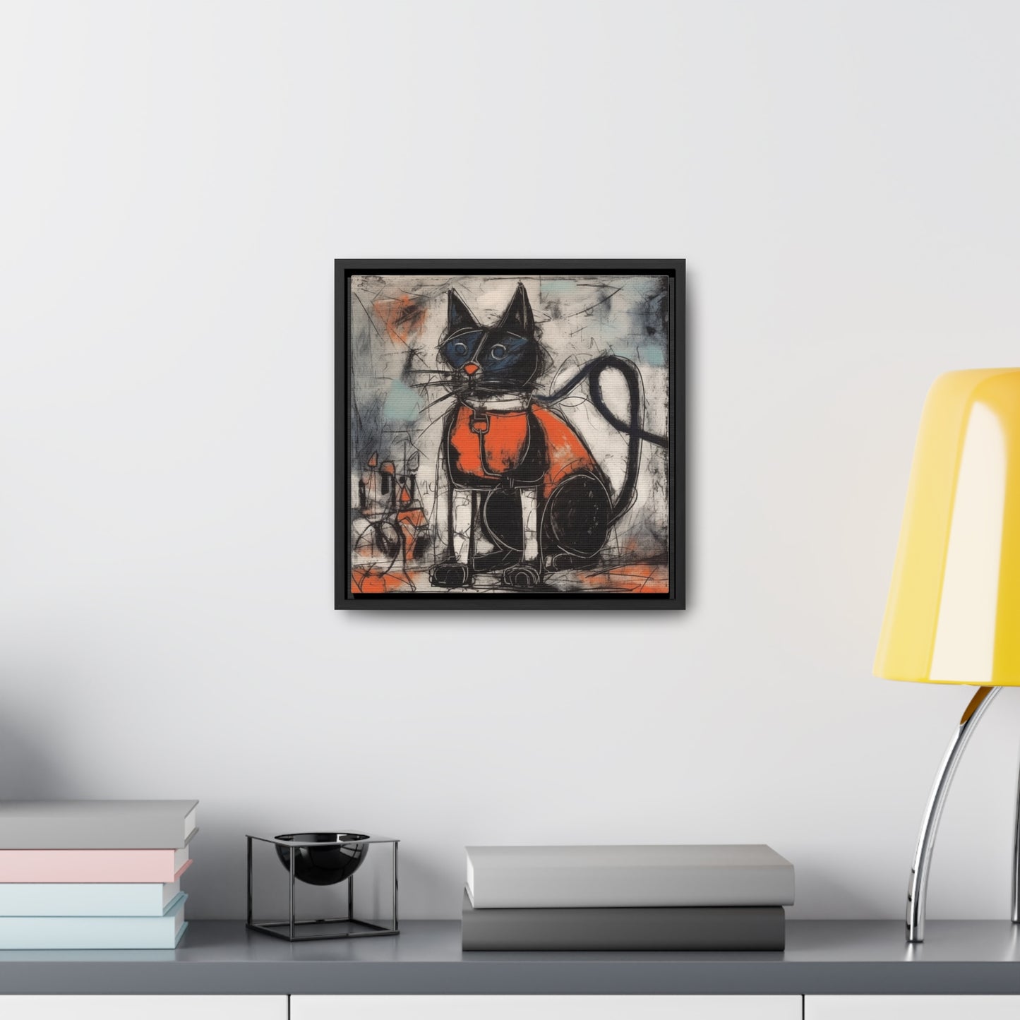 Cat 35, Gallery Canvas Wraps, Square Frame