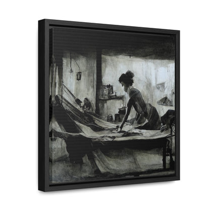 Domestic Memories 49, Valentinii, Gallery Canvas Wraps, Square Frame