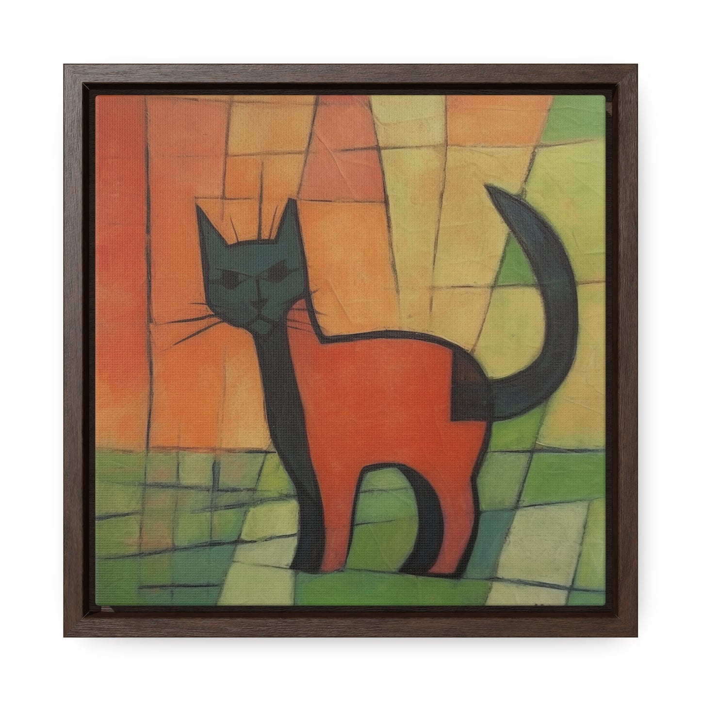 Cat 28, Gallery Canvas Wraps, Square Frame