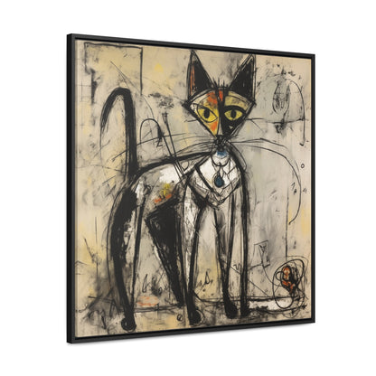 Cat 51, Gallery Canvas Wraps, Square Frame