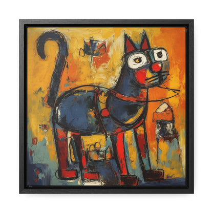 Cat 98, Gallery Canvas Wraps, Square Frame