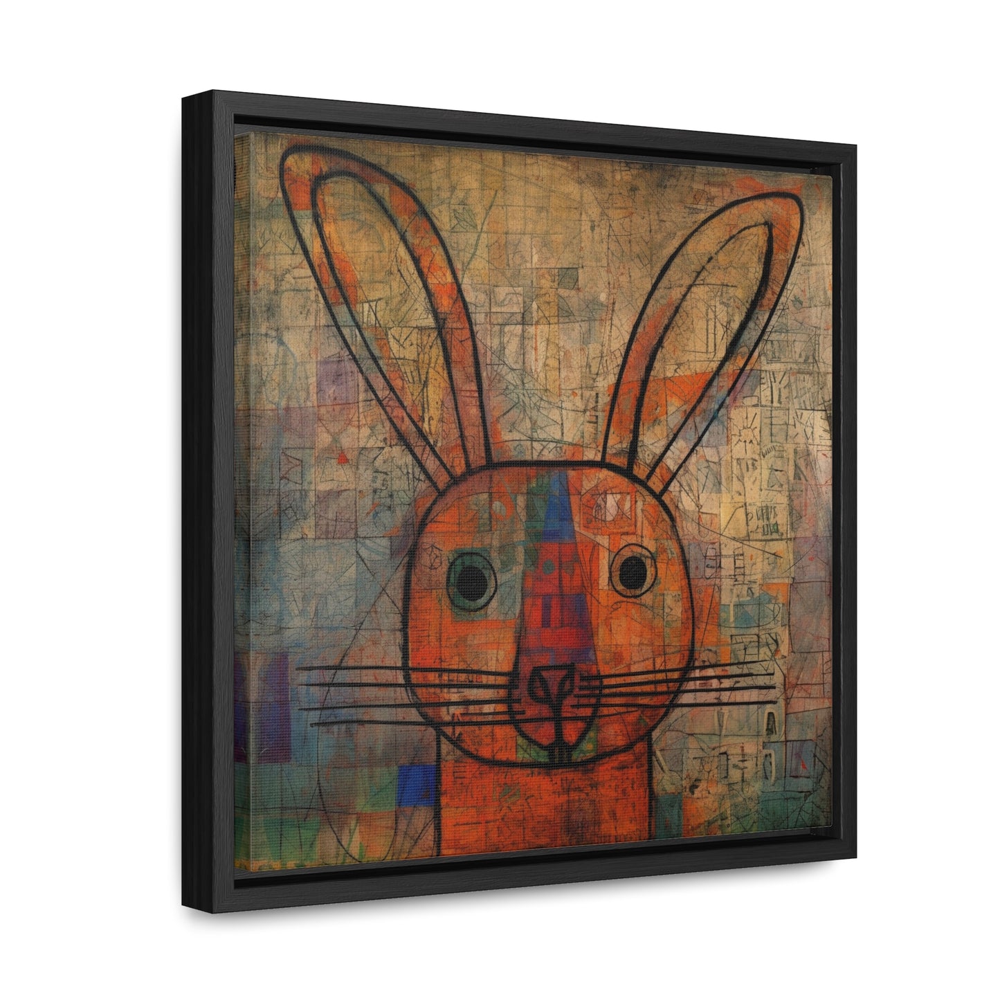 Rabbit 6, Gallery Canvas Wraps, Square Frame