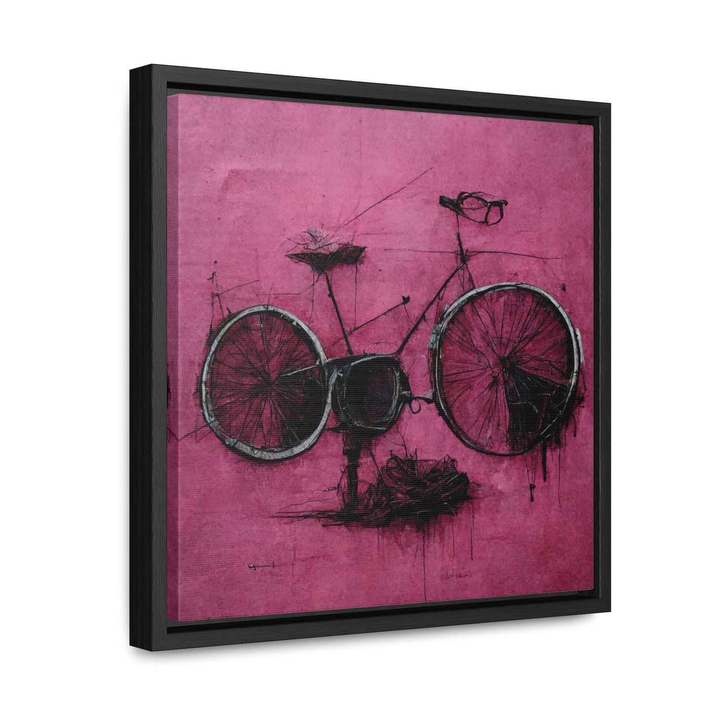 Bicycle 4, Valentinii, Gallery Canvas Wraps, Square Frame