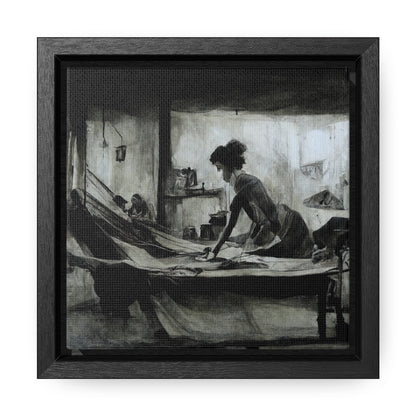 Domestic Memories 49, Valentinii, Gallery Canvas Wraps, Square Frame