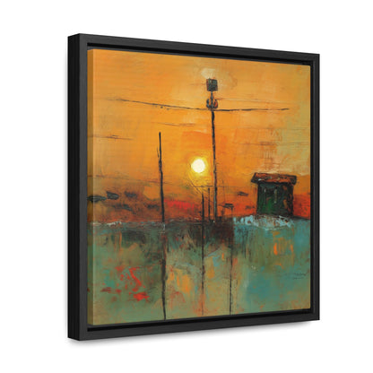 Land of the Sun 49, Valentinii, Gallery Canvas Wraps, Square Frame