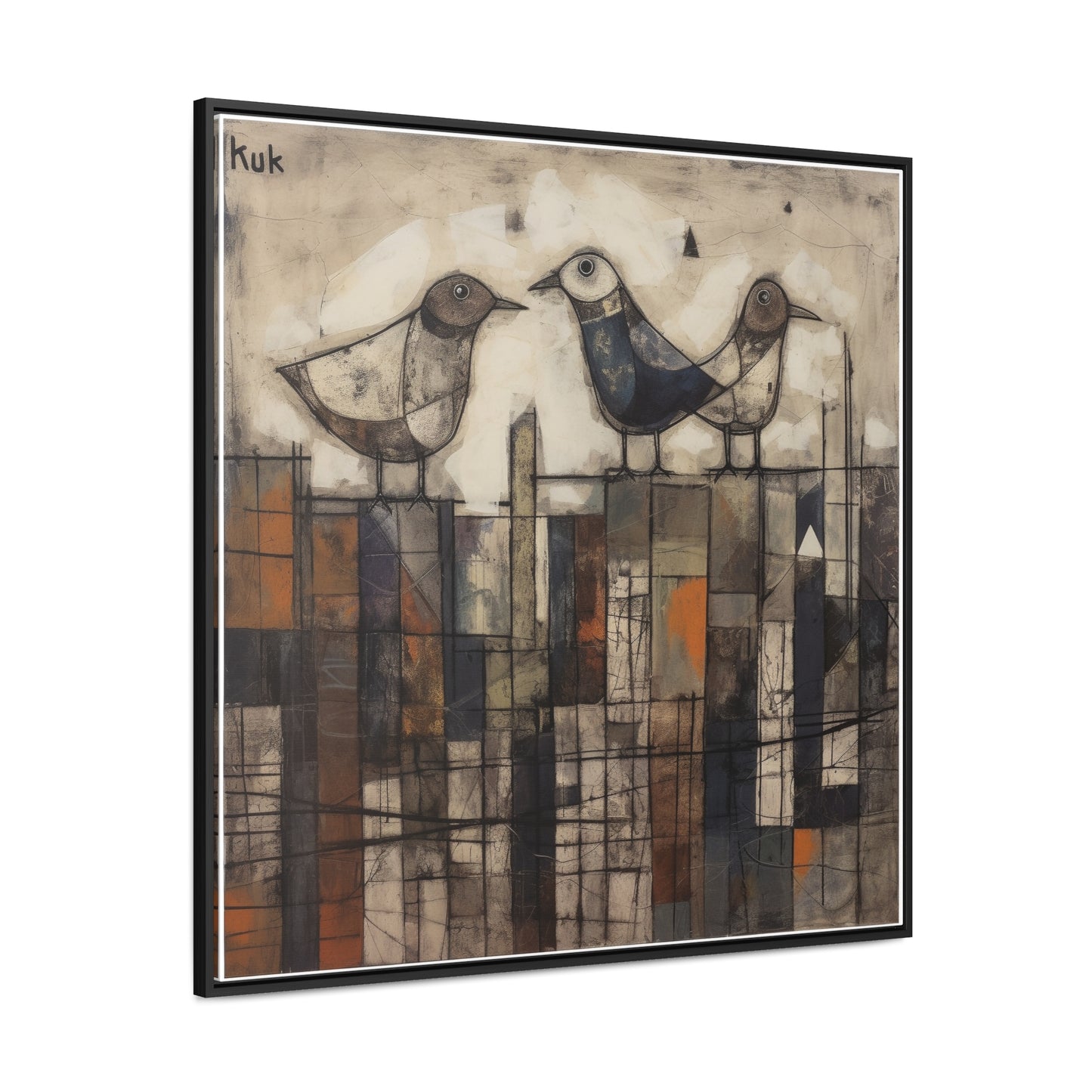 Bird 39, Gallery Canvas Wraps, Square Frame