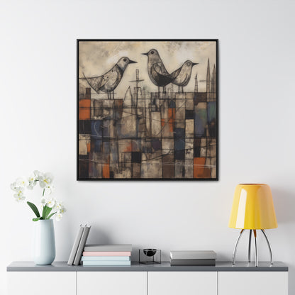 Bird 33, Gallery Canvas Wraps, Square Frame