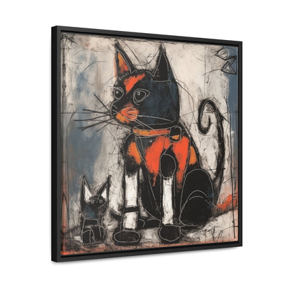 Cat 33, Gallery Canvas Wraps, Square Frame