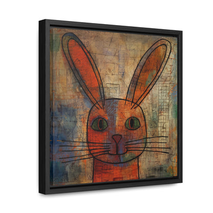 Rabbit 2, Gallery Canvas Wraps, Square Frame