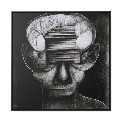 Brain 36, Valentinii, Gallery Canvas Wraps, Square Frame