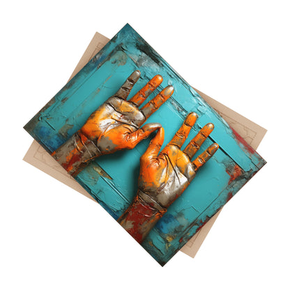 Hands 52, Ceramic Photo Tile