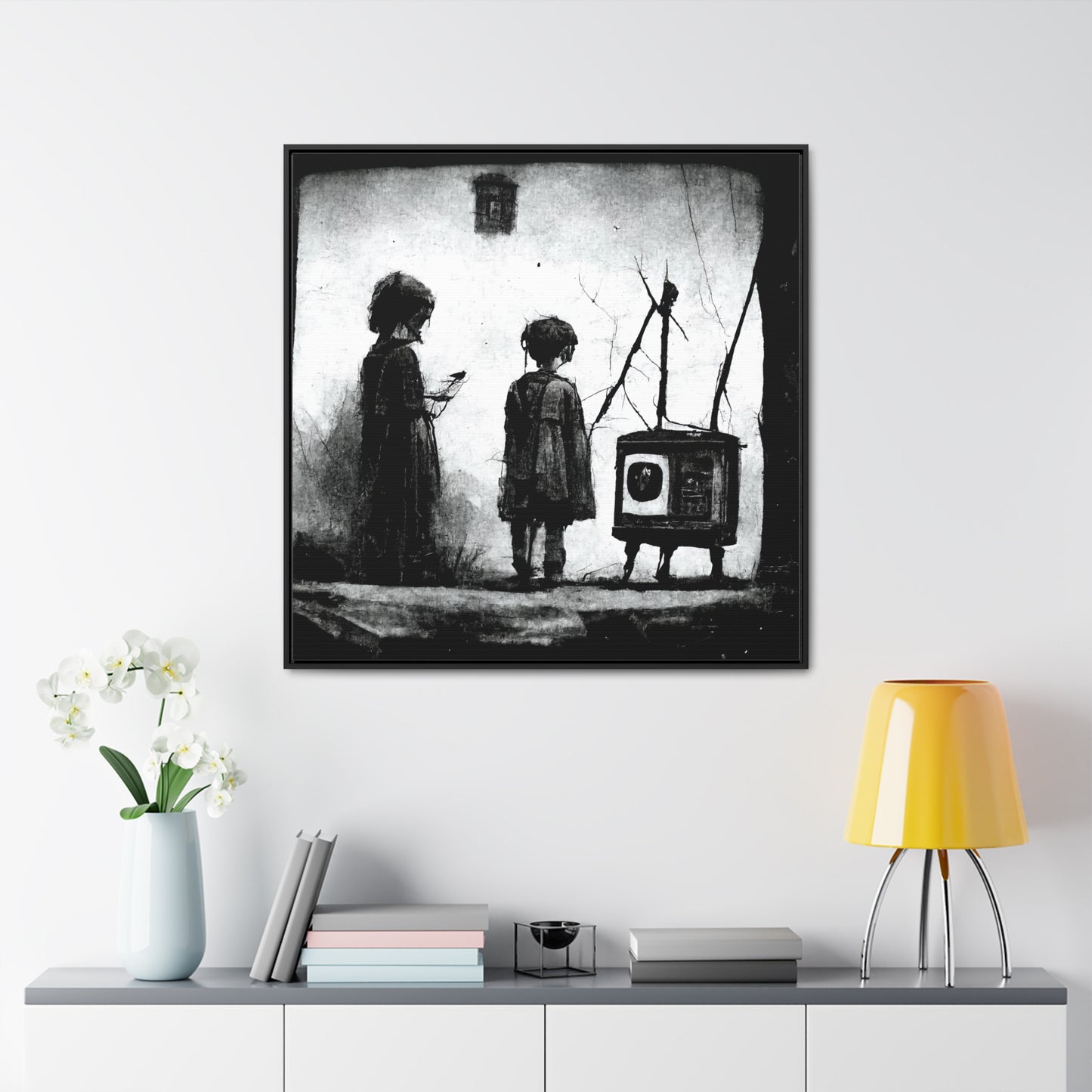 Childhood Wave 4, Valentinii, Gallery Canvas Wraps, Square Frame