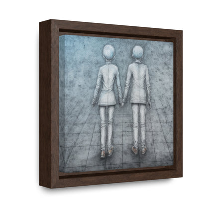 The Courage of Vulnerability 2, Valentinii, Gallery Canvas Wraps, Square Frame