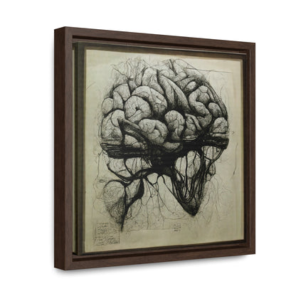 Brain 55, Valentinii, Gallery Canvas Wraps, Square Frame