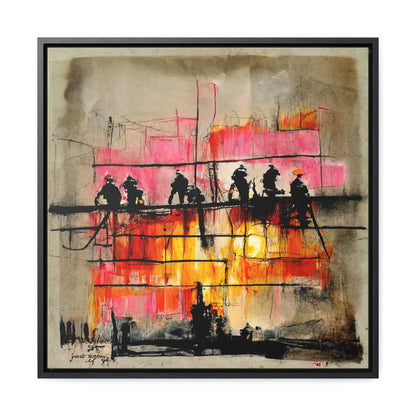 Land of the Sun 3, Valentinii, Gallery Canvas Wraps, Square Frame