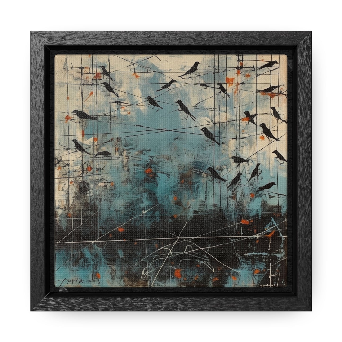 Bird 21, Gallery Canvas Wraps, Square Frame