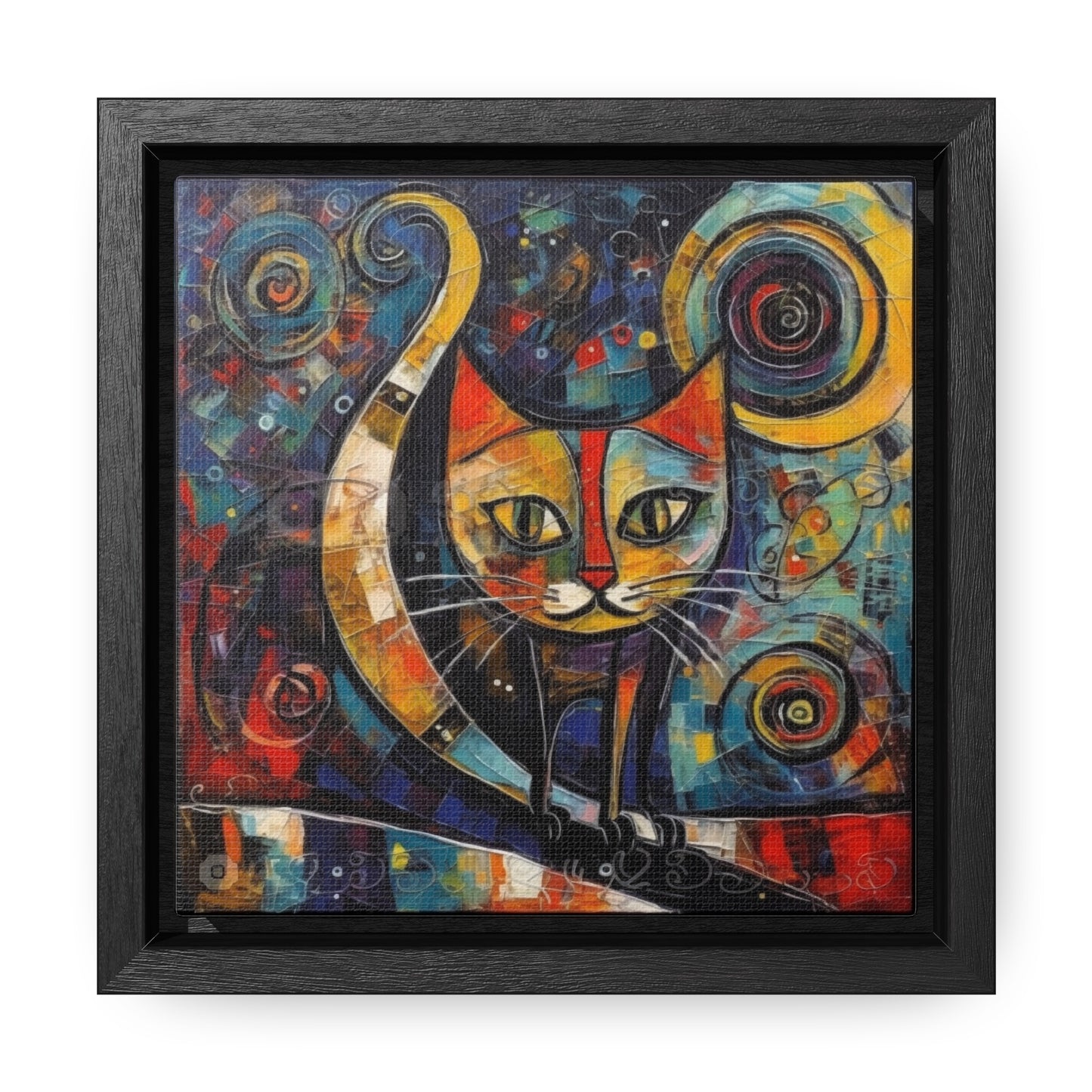 Cat 118, Gallery Canvas Wraps, Square Frame