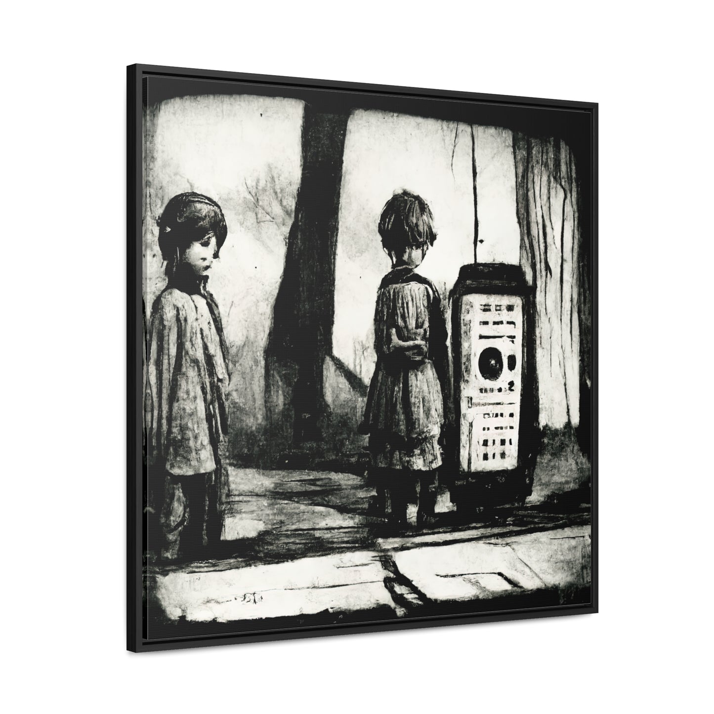 Childhood Wave 3, Valentinii, Gallery Canvas Wraps, Square Frame