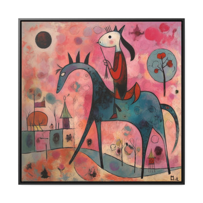 The Dreams of the Child 16, Gallery Canvas Wraps, Square Frame