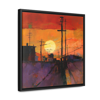 Land of the Sun 68, Valentinii, Gallery Canvas Wraps, Square Frame